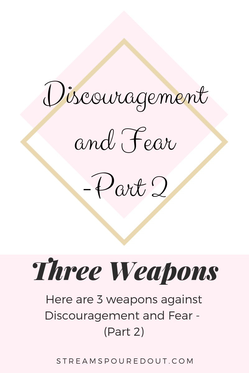 You are currently viewing 3 Weapons Against Discouragement and Fear (Part 2)
