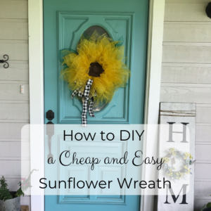 IG How to DIY a Cheap and Easy Sunflower Wreath